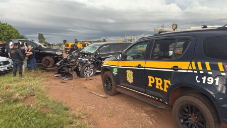 SW4 furtada ficou danificada com o acidente