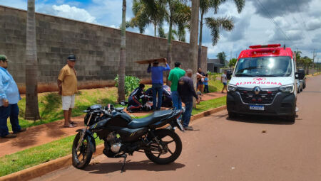 O acidente aconteceu na tarde de ontem