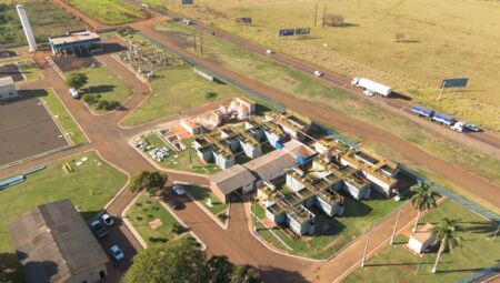 Esta&ccedil;&atilde;o de Tratamento de Esgoto da Sanesul em Dourados.