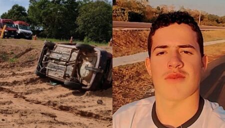 O acidente aconteceu na manh&atilde; de hoje