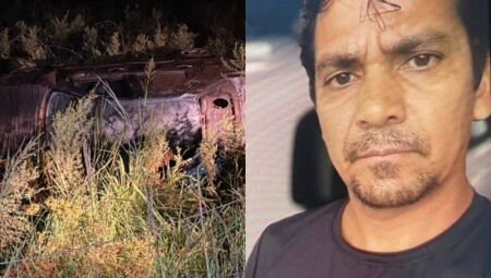 Anderson foi encontrado para fora do ve&iacute;culo