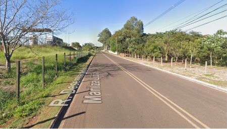 Local onde aconteceu o roubo e esfaqueamento