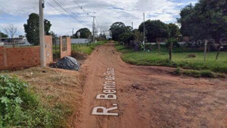 Local onde aconteceu o homic&iacute;dio na Moreninha