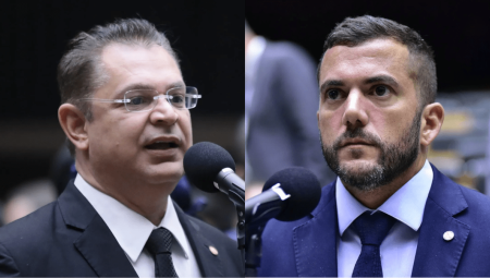 Os deputados federais, S&oacute;stenes Cavalcante e Carlos Jordy