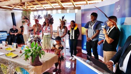 Em evento que contou com apresentações culturais e falas de autoridades, indígenas apresentaram proposta de plano de visitação turística 