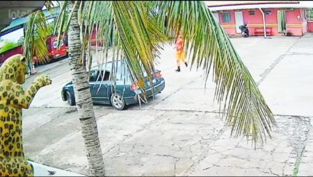 Militar correu para salvar a menina