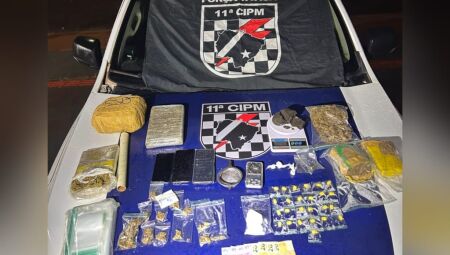 Materiais apreendido - 