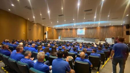 A audi&ecirc;ncia aconteceu na tarde de hoje