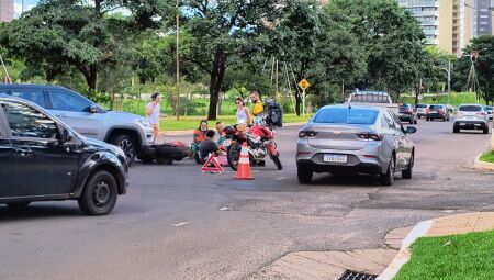 O acidente aconteceu na tarde de hoje
