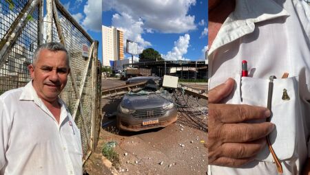 O acidente aconteceu na tarde de hoje