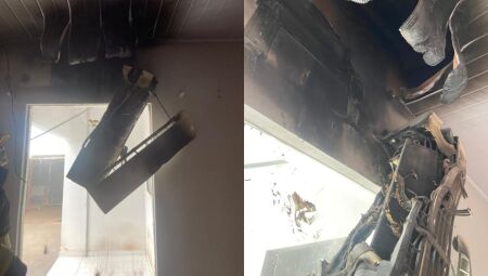 Curto-circuito em ar-condicionado provoca princ&iacute;pio de inc&ecirc;ndio em resid&ecirc;ncia em Chapad&atilde;o do Sul