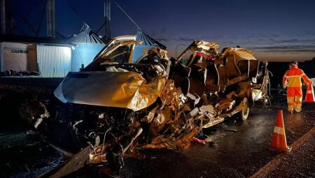 O acidente aconteceu na noite de ontem