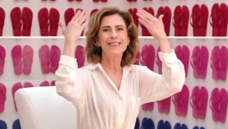 Fernanda Torres no comercial da Havaianas