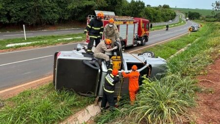 O acidente aconteceu na manh&atilde; de hoje