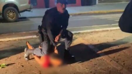 O suspeito foi encontrado pela Pol&iacute;cia Militar