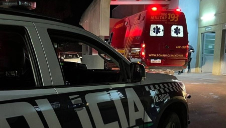 Corpo de Bombeiros levou a v&iacute;tima para o hospital