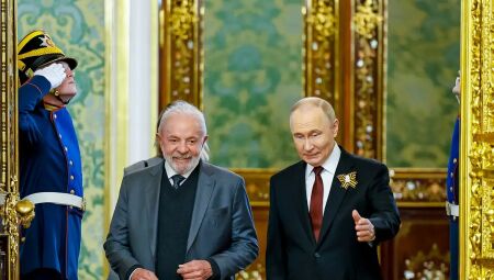 Presidentes do Brasil e da R&uacute;ssia