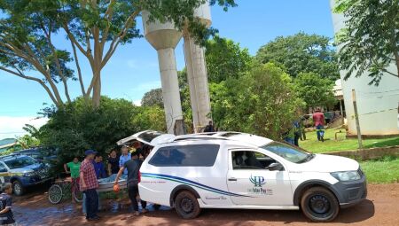 Mulher estava em um reservat&oacute;rio de &aacute;gua