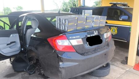 Um dos carros apreendidos - Foto: Divulga&ccedil;&atilde;o