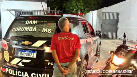Suspeito foi preso em flagrante