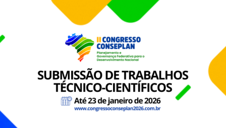 Prazo para submiss&atilde;o de artigos ao Congresso Conseplan termina nesta sexta-feira