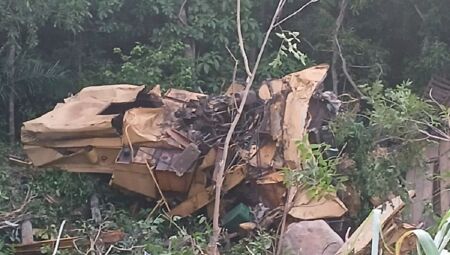 O acidente aconteceu na tarde de ontem