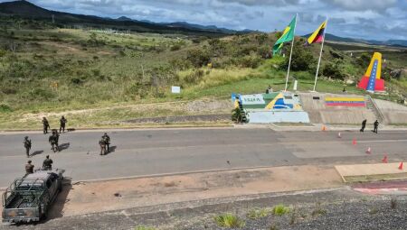 Fronteira entre Brasil e Venezuela