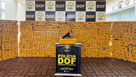 Quantidade de droga que estava na caminhonete