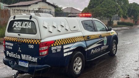 Pol&iacute;cia Militar de Tr&acirc;nsito esteve no local