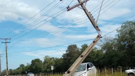 Campo Grande lidera o ranking de 2025, com 17 postes derrubados