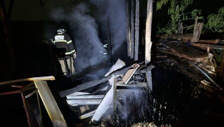 Barraco em que a v&iacute;tima morava ficou destruido