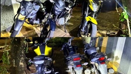 Motos apreendidas - Foto: Divulga&ccedil;&atilde;o