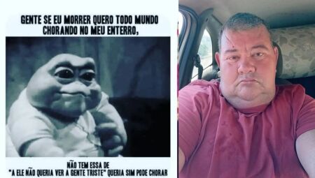 Amarildo fez post nas redes sociais um dia antes da morte