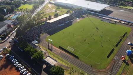 Est&aacute;dio Laert&atilde;o, em Costa Rica  Foto: Divulga&ccedil;&atilde;o/Prefeitura de Costa Rica