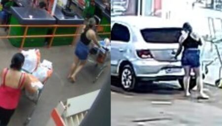 Imagens da a&ccedil;&atilde;o criminosa