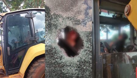 Trabalhador &eacute; assassinado dentro de retroescavadeira em Ponta Por&atilde;