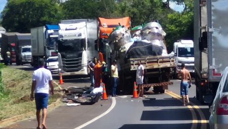 Pista ficou interditada 