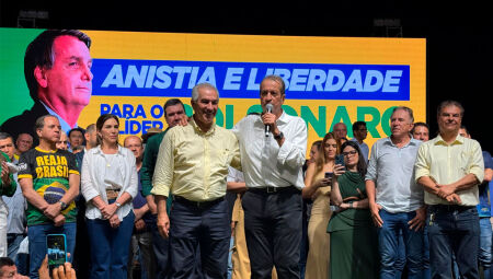 Evento de filia&ccedil;&atilde;o de Reinaldo Azambuja ao PL