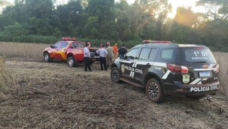 Local onde o corpo foi encontrado