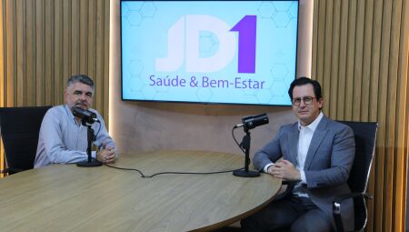 Dr. Pl&aacute;cio recebeu no Sa&uacute;de e Bem-Estar, o Dr. Marcelo Bezerra