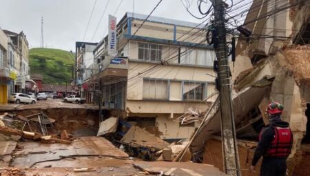 Cidade mineira foi bastante afetada pelas chuvas