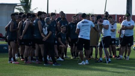 Galo fez o &uacute;ltimo treino no CT do CRB nesta ter&ccedil;a-feira