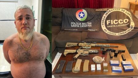 H&eacute;lio estava escondido com forte armamento e era acusado de v&aacute;rios crimes