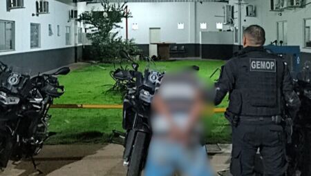 Indiv&iacute;duo foi detido pelo Gemop