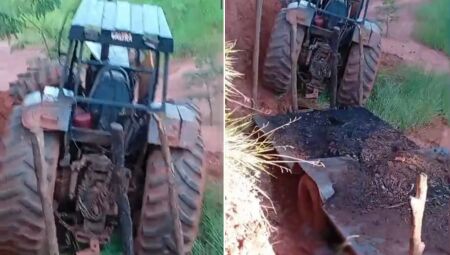Acidente aconteceu em estrada de terra