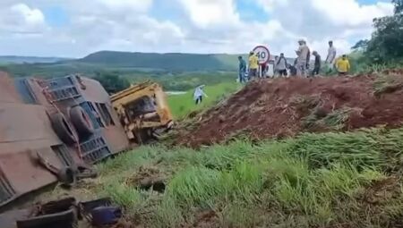 Acidente aconteceu durante a quarta-feira