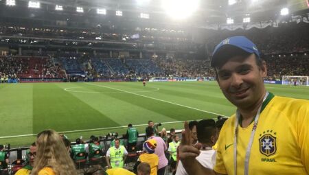 Thiago j&aacute; fez toda programa&ccedil;&atilde;o para acompanhar o Brasil nos Estados Unidos