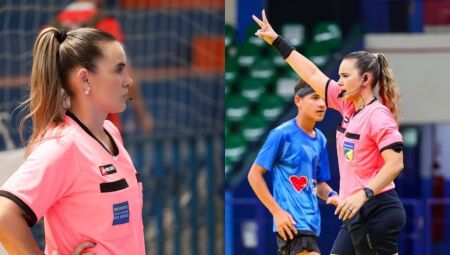 Val Lopes foi jogadora e hoje &eacute; &aacute;rbitra