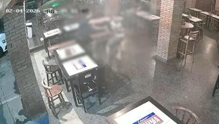 V&Iacute;DEO: C&acirc;mera flagrou assassinato de trabalhador em churrascaria de Cassil&acirc;ndia