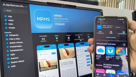 Ferramenta est&aacute; nas lojas de Android e IOS  - Foto: Luiz Vin&iacute;cius 
